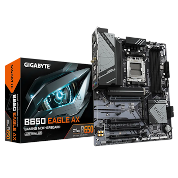 Product image of Gigabyte B650 Eagle AX AM5 ATX Desktop Motherboard - Click for product page of Gigabyte B650 Eagle AX AM5 ATX Desktop Motherboard