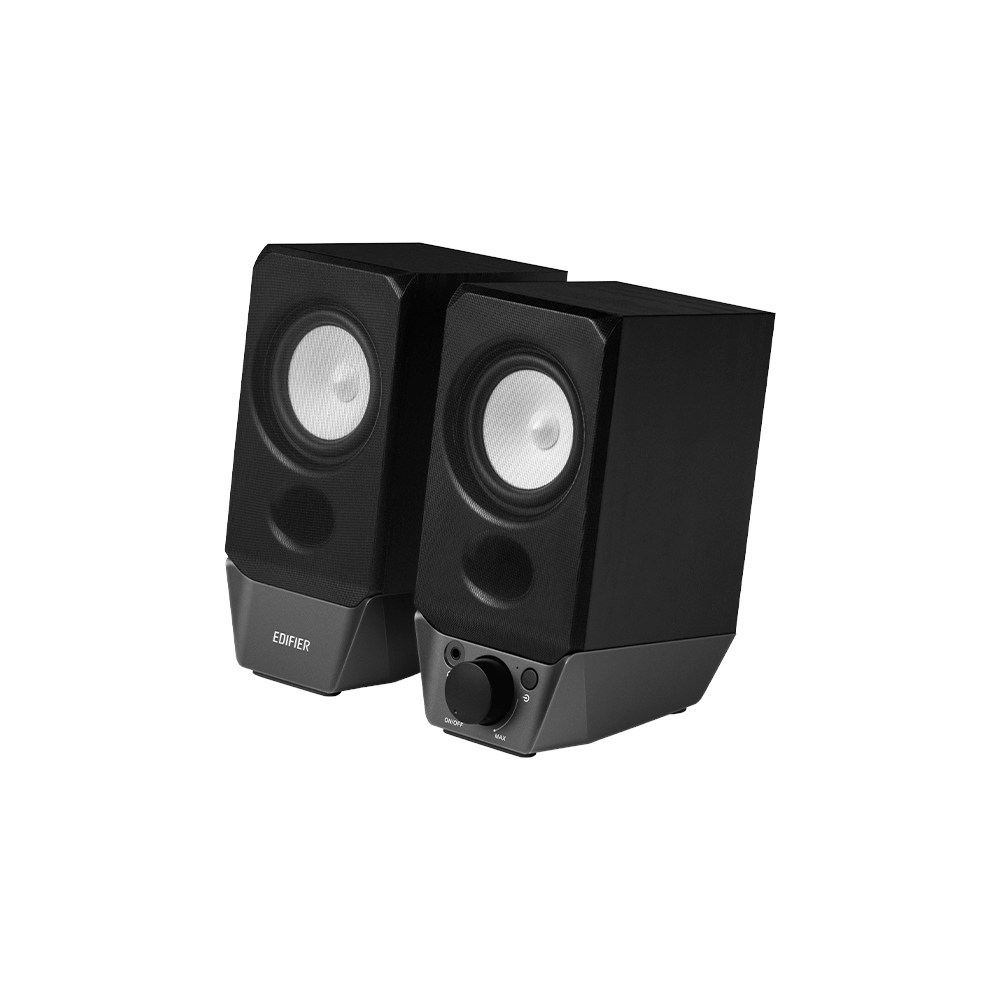 A large main feature product image of Edifier R19BT - USB Stereo Speakers (Black)