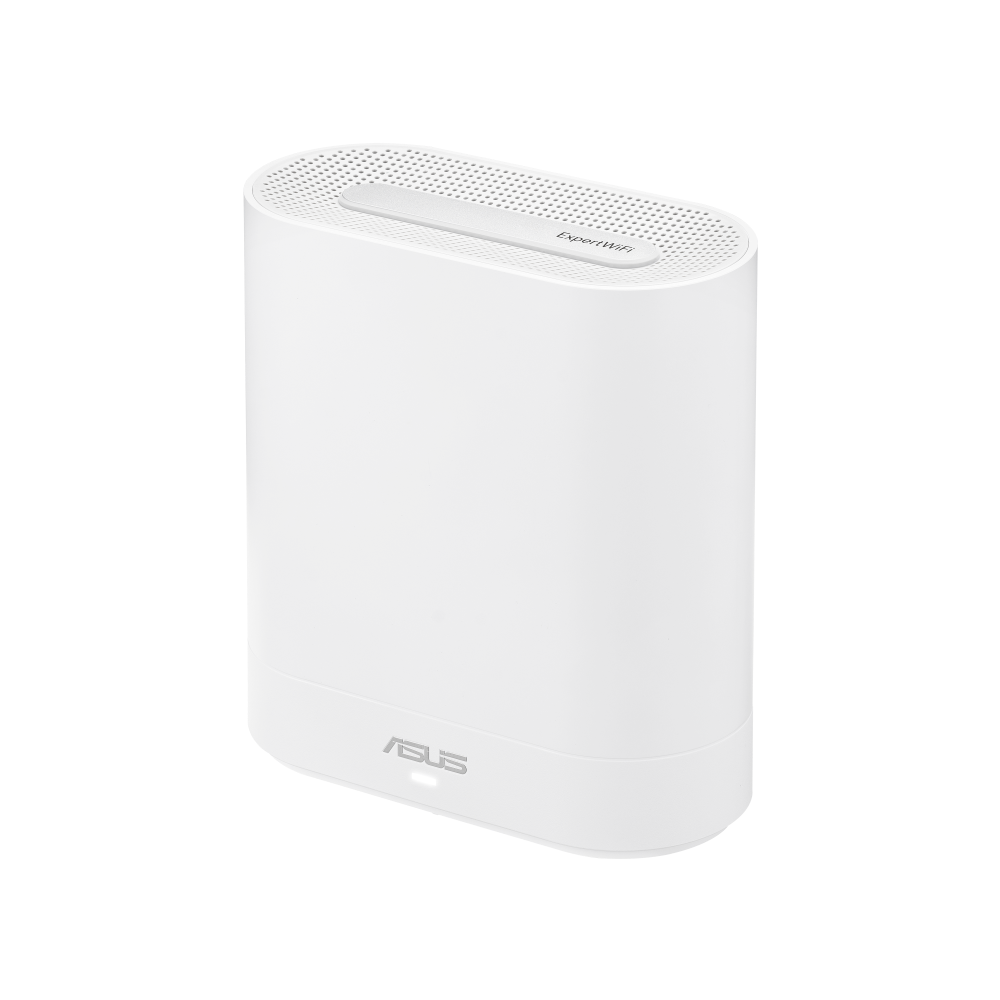 A large main feature product image of ASUS ExpertWiFi EBM68 WiFi 6 Mesh Router - 1 Pack White