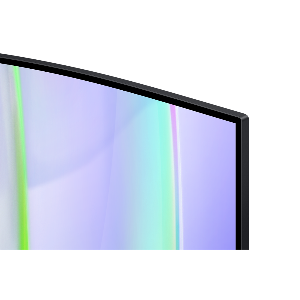 A large main feature product image of Samsung ViewFinity S95UC 49" Curved DQHD Ultrawide 120Hz Monitor