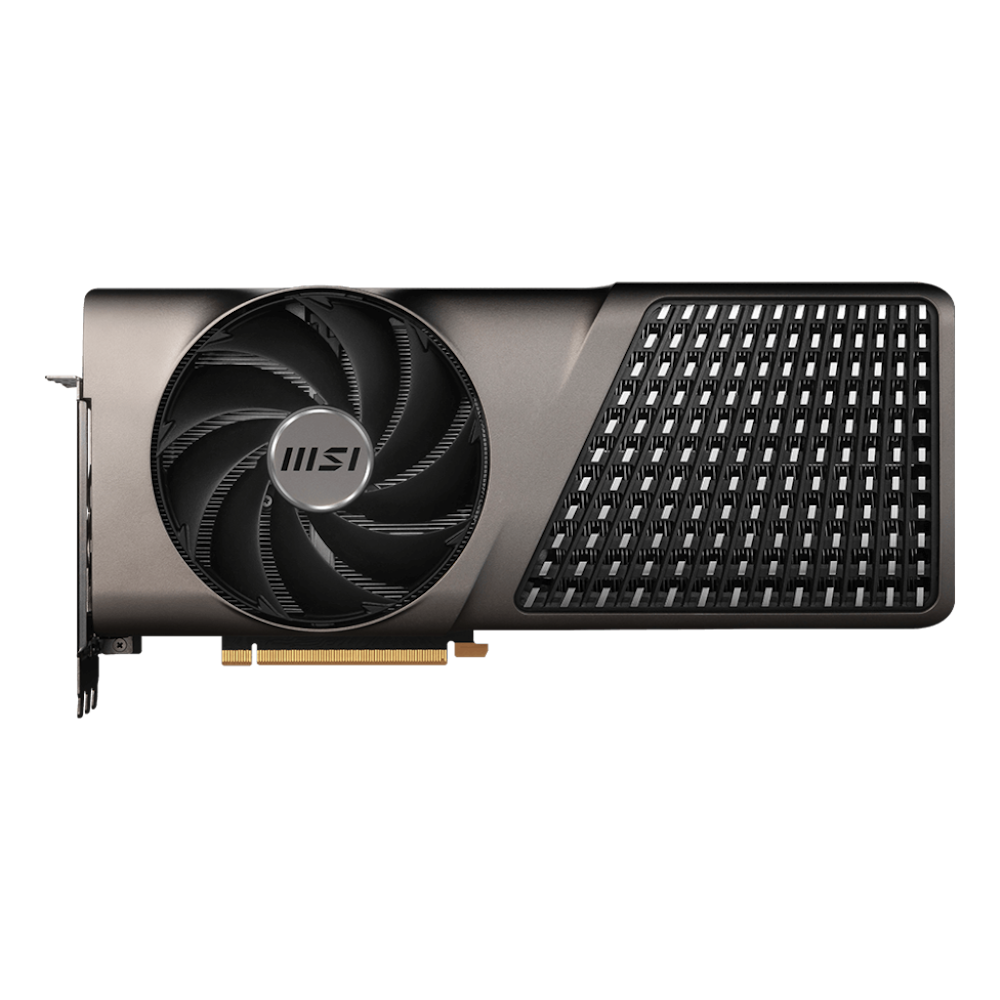 A large main feature product image of MSI GeForce RTX 4080 SUPER Expert 16GB GDDR6X