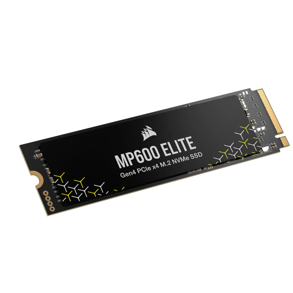 A large main feature product image of Corsair MP600 ELITE PCIe Gen4 NVMe M.2 SSD - 1TB