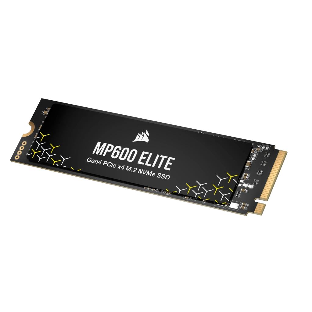 A large main feature product image of Corsair MP600 ELITE PCIe Gen4 NVMe M.2 SSD - 2TB