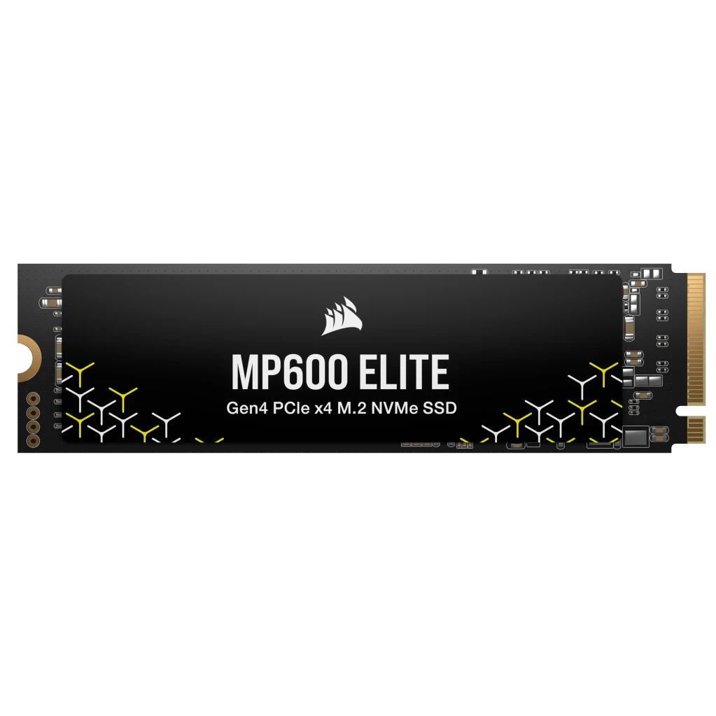 A large main feature product image of Corsair MP600 ELITE PCIe Gen4 NVMe M.2 SSD - 2TB