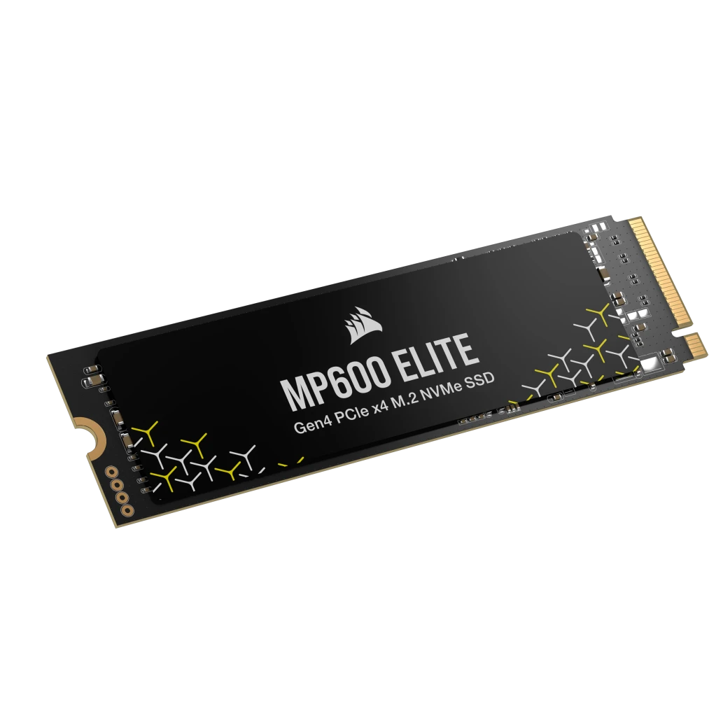 A large main feature product image of Corsair MP600 ELITE PCIe Gen4 NVMe M.2 SSD - 2TB
