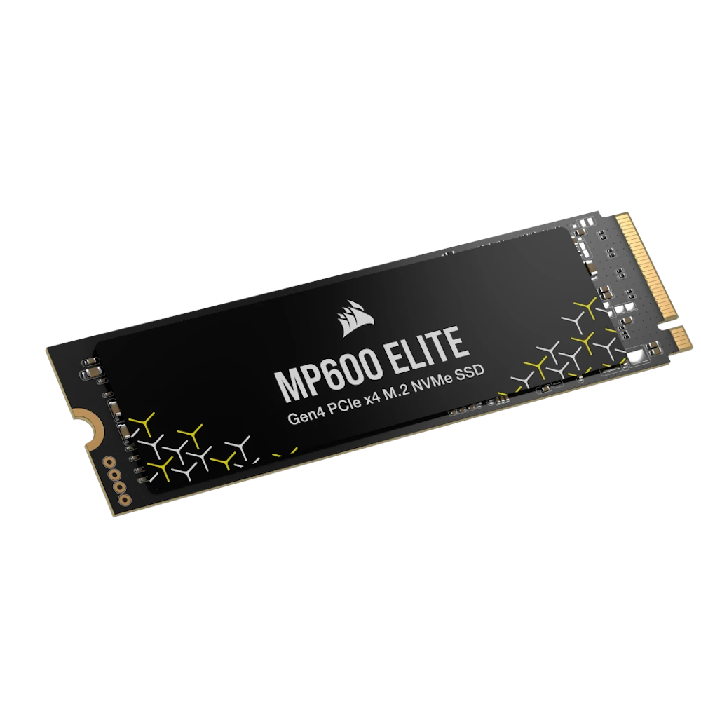 A large main feature product image of Corsair MP600 ELITE PCIe Gen4 NVMe M.2 SSD - 2TB
