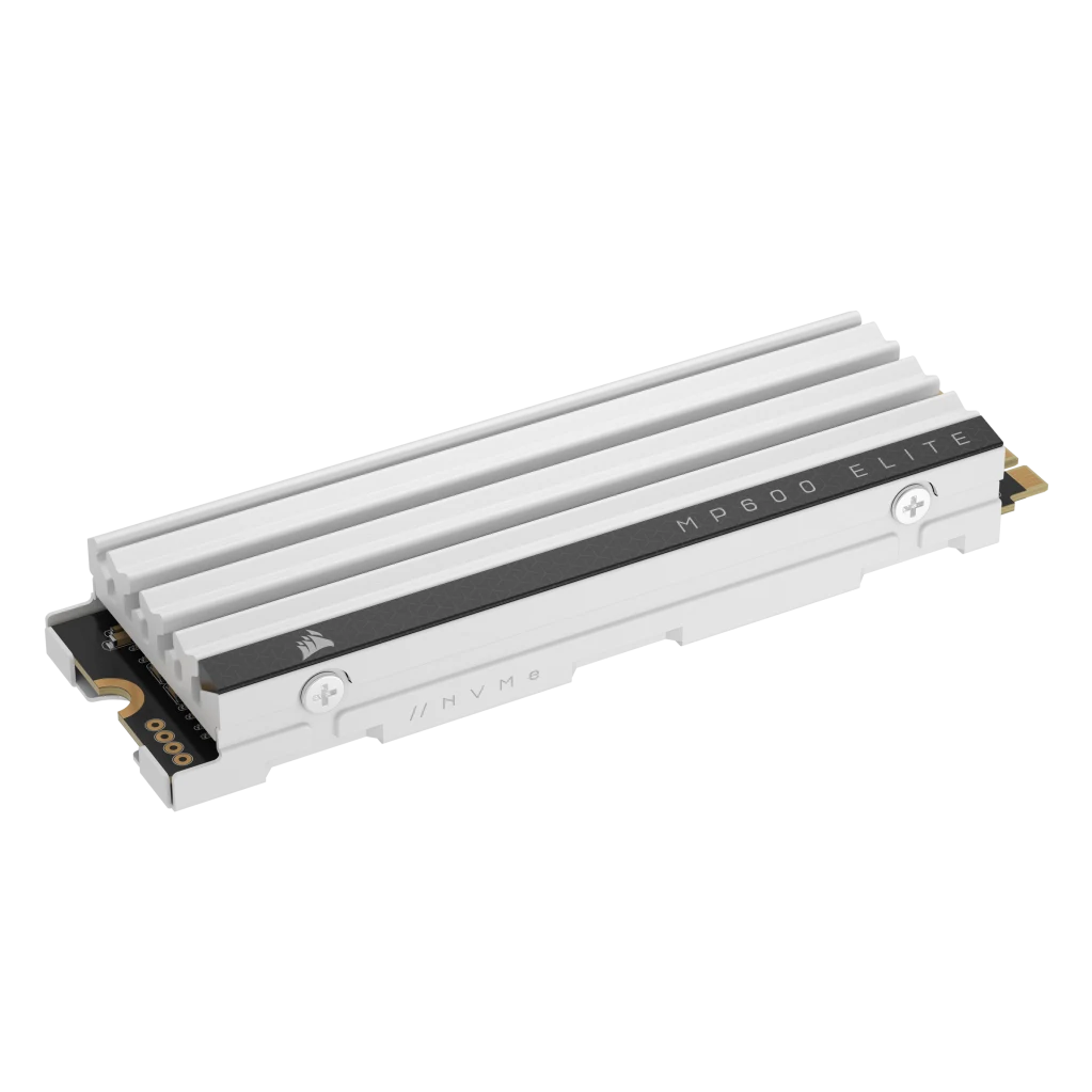 A large main feature product image of Corsair MP600 ELITE PCIe Gen4 NVMe M.2 SSD for PS5 - 1TB