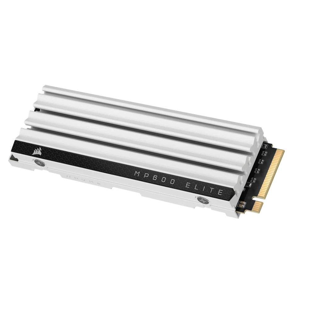 A large main feature product image of Corsair MP600 ELITE PCIe Gen4 NVMe M.2 SSD for PS5 - 2TB