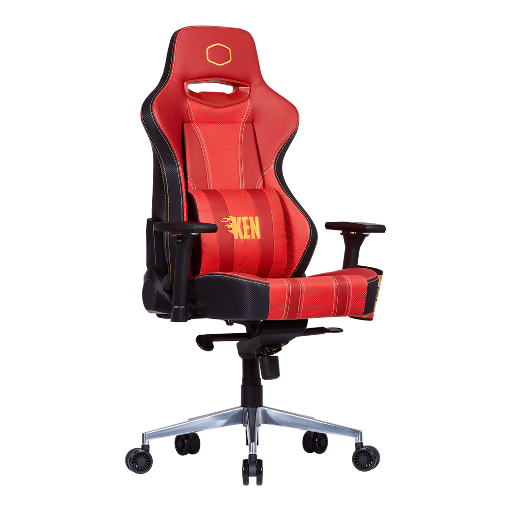 A large main feature product image of Cooler Master Caliber X2 Street Fighter 6 Gaming Chair - Ken Edition