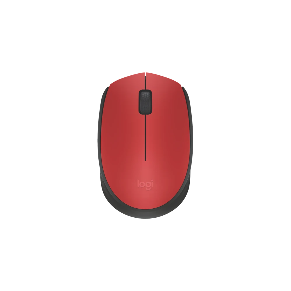 A large main feature product image of EX-DEMO Logitech M171 Wireless Mouse - Red