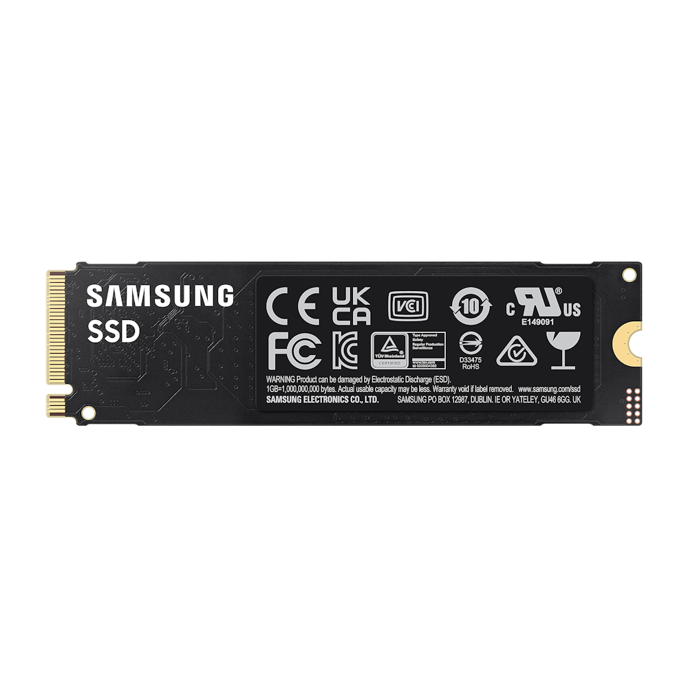 A large main feature product image of Samsung 990 EVO PCIe Gen4 NVMe M.2 SSD - 2TB