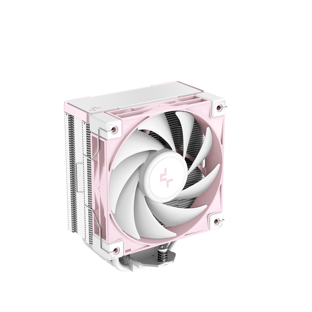 A large main feature product image of DeepCool AK400 CPU Cooler - Pink