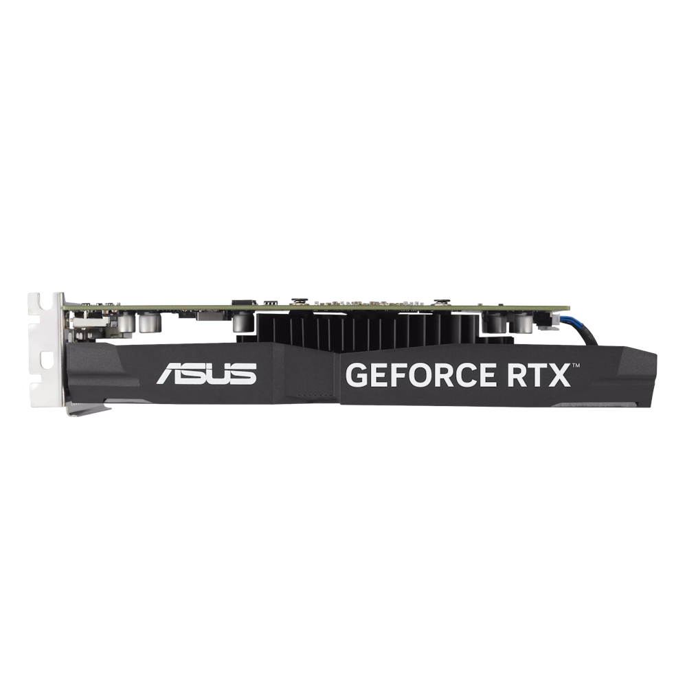 A large main feature product image of ASUS GeForce RTX 3050 Dual OC 6GB GDDR6