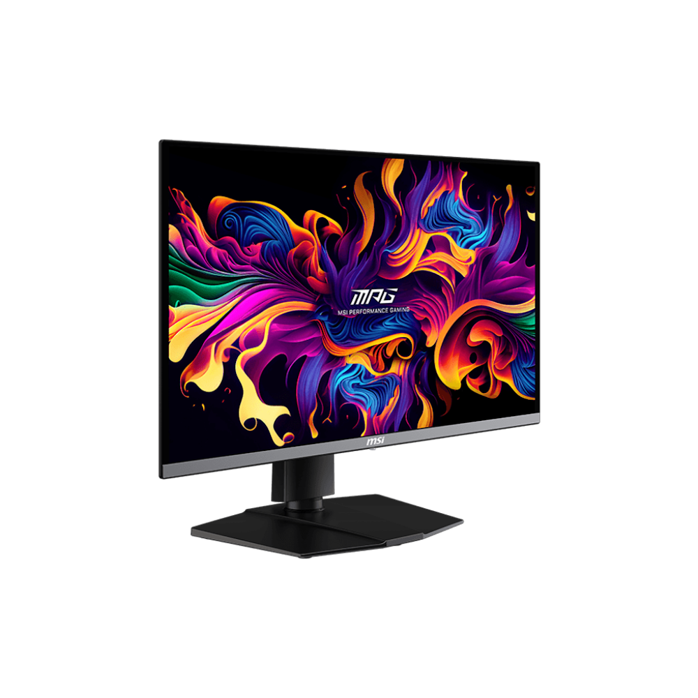 A large main feature product image of MSI MPG 271QRX 27” WQHD 360Hz QD-OLED Monitor