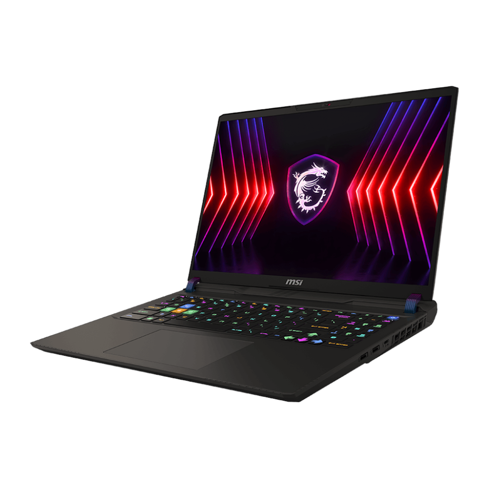 A large main feature product image of MSI Vector 16 HX A13VHG-428AU 16" 240Hz 13th Gen i9 13980HX RTX 4080 Win 11 Gaming Notebook