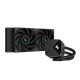 A small tile product image of DeepCool LS520S Zero Dark 240mm AIO Liquid CPU Cooler - Black