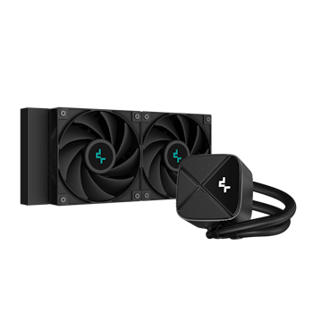Product image of DeepCool LS520S Zero Dark 240mm AIO Liquid CPU Cooler - Black - Click for product page of DeepCool LS520S Zero Dark 240mm AIO Liquid CPU Cooler - Black