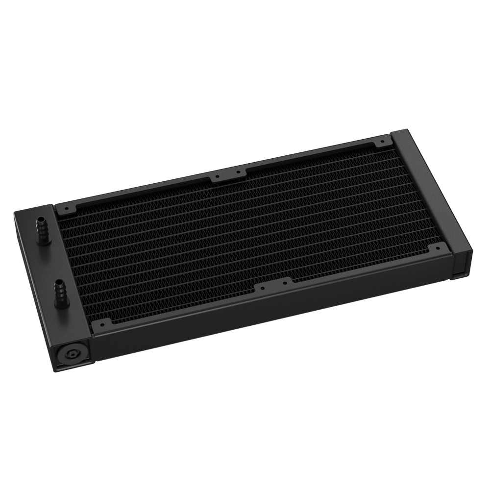 A large main feature product image of DeepCool LS520S Zero Dark 240mm AIO Liquid CPU Cooler - Black