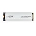 A product image of Crucial T705 w/ Heatsink PCIe Gen5 NVMe M.2 SSD - 2TB White