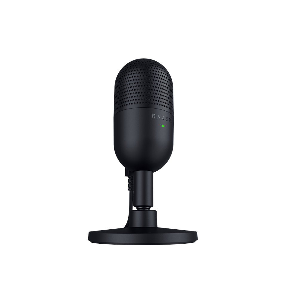 A large main feature product image of Razer Seiren V3 Mini - Ultra-Compact USB Microphone (Black)