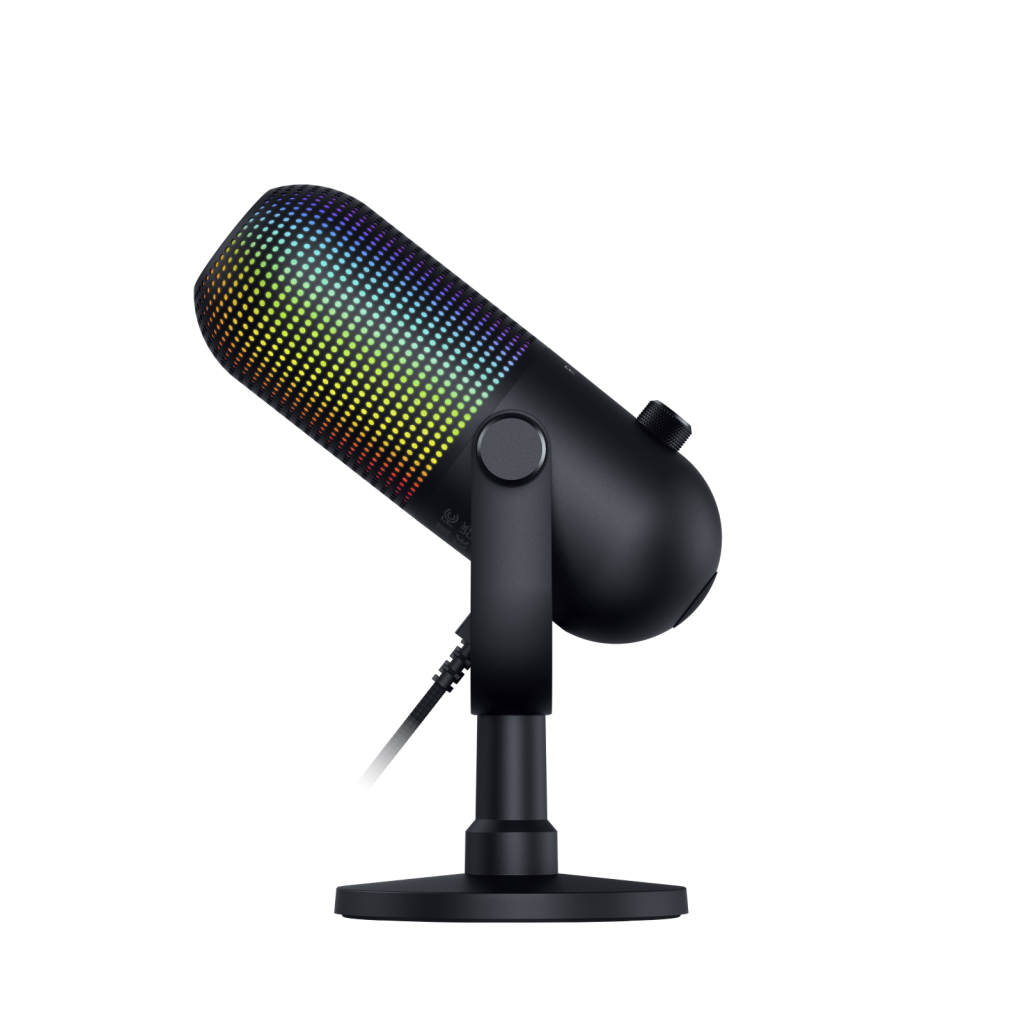 A large main feature product image of Razer Seiren V3 Chroma - RGB USB Microphone with Tap-to-Mute