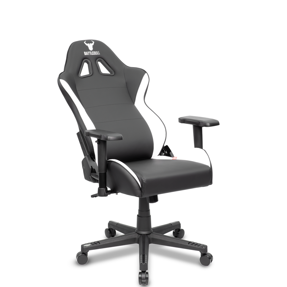 A large main feature product image of Battlebull Combat X Gaming Chair Black/White