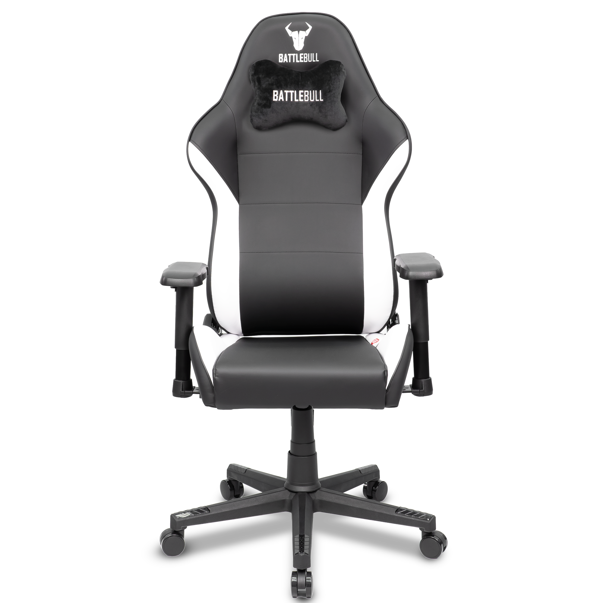 A large main feature product image of BattleBull Combat X Gaming Chair - Black/White