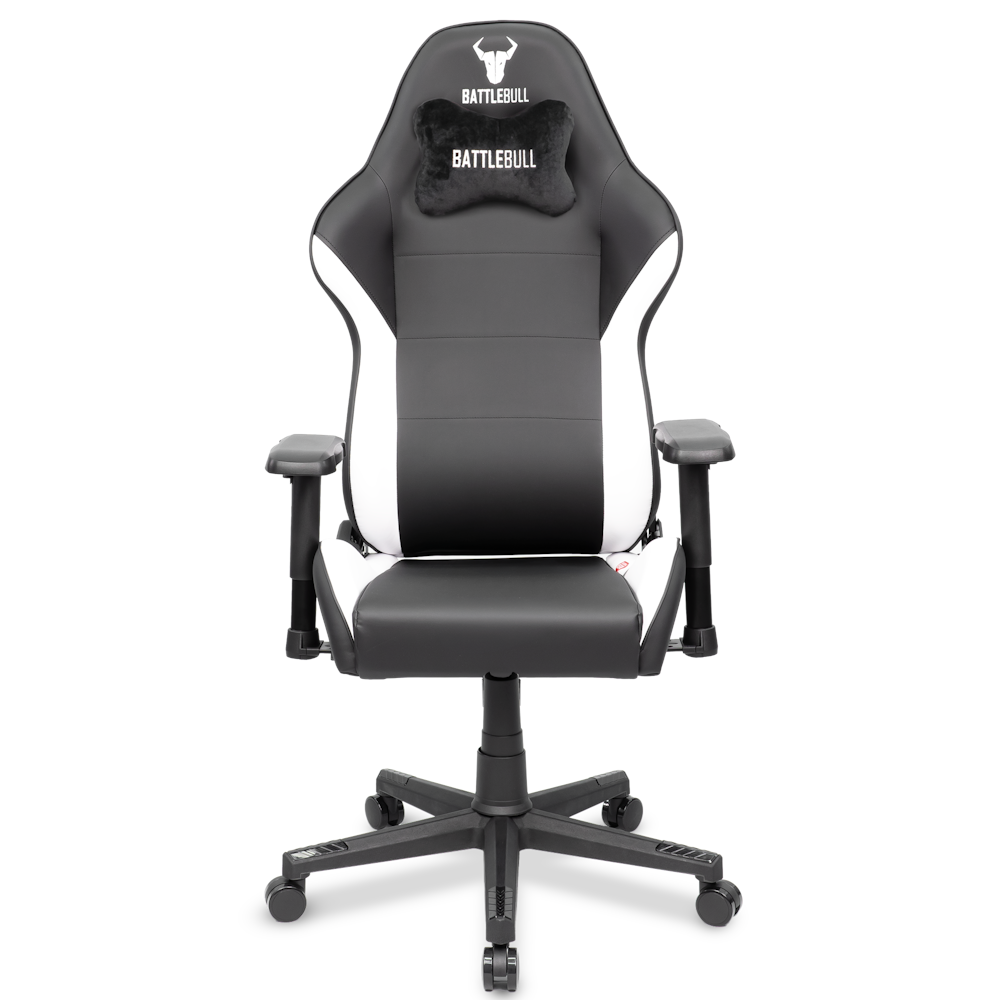 A large main feature product image of BattleBull Combat X Gaming Chair - Black/White