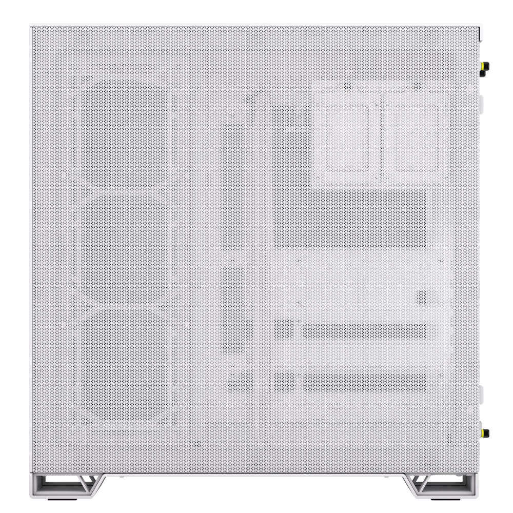 A large main feature product image of Corsair 6500X Tempered Glass Mid Tower Case - White