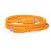 A product image of Rode SuperSpeed USB-C to USB-C Cable 2m - Orange