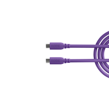 Product image of Rode SuperSpeed USB-C to USB-C Cable 2m - Purple - Click for product page of Rode SuperSpeed USB-C to USB-C Cable 2m - Purple
