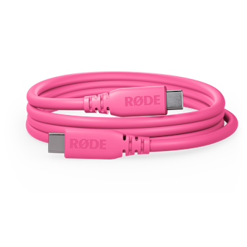 Product image of Rode SuperSpeed USB-C to USB-C Cable 2m - Pink - Click for product page of Rode SuperSpeed USB-C to USB-C Cable 2m - Pink