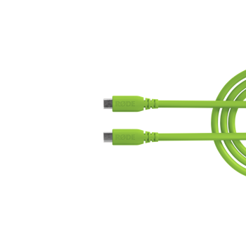 Product image of Rode SuperSpeed USB-C to USB-C Cable 2m - Green - Click for product page of Rode SuperSpeed USB-C to USB-C Cable 2m - Green