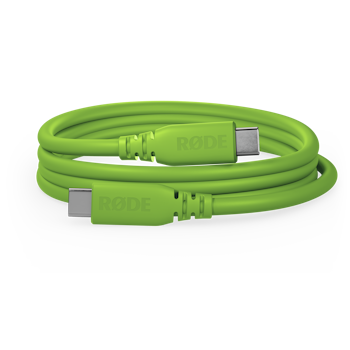 Product image of Rode SuperSpeed USB-C to USB-C Cable 2m - Green - Click for product page of Rode SuperSpeed USB-C to USB-C Cable 2m - Green
