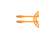 A small tile product image of Rode USB-C to USB-C Cable 1.5m - Orange