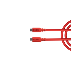 Product image of Rode USB-C to USB-C Cable 1.5m - Red - Click for product page of Rode USB-C to USB-C Cable 1.5m - Red