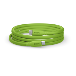 Product image of Rode USB-C to USB-C Cable 1.5m - Green - Click for product page of Rode USB-C to USB-C Cable 1.5m - Green