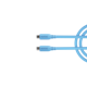 A small tile product image of Rode USB-C to USB-C Cable 1.5m - Blue