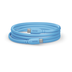 Product image of Rode USB-C to USB-C Cable 1.5m - Blue - Click for product page of Rode USB-C to USB-C Cable 1.5m - Blue