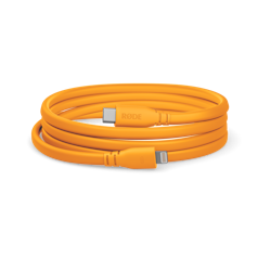 Product image of Rode USB-C to Lightning Cable 1.5m - Orange - Click for product page of Rode USB-C to Lightning Cable 1.5m - Orange