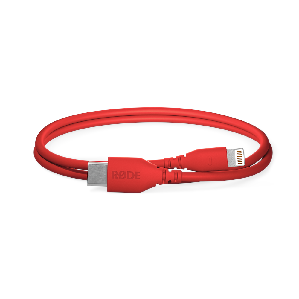 Rode USB-C to Lightning Cable 30cm - Red