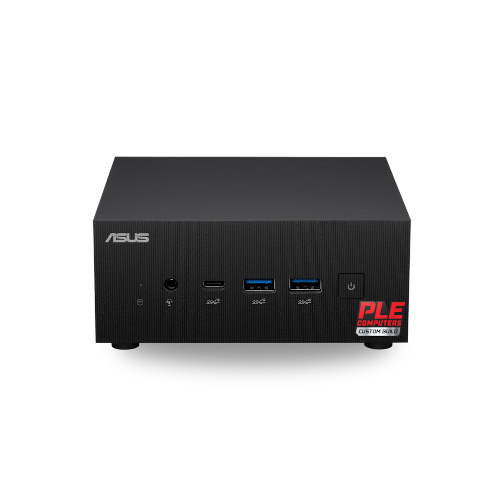 A large main feature product image of PLE Ryzen 5 Pro Prebuilt Ready To Go Mini PC