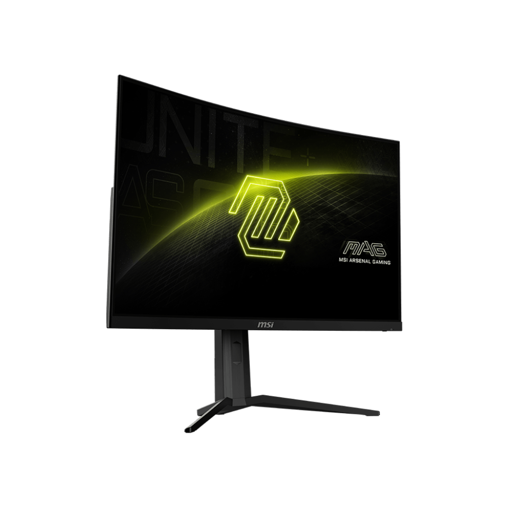 A large main feature product image of MSI MAG 321CUP 32" Curved 4K 160Hz VA Monitor