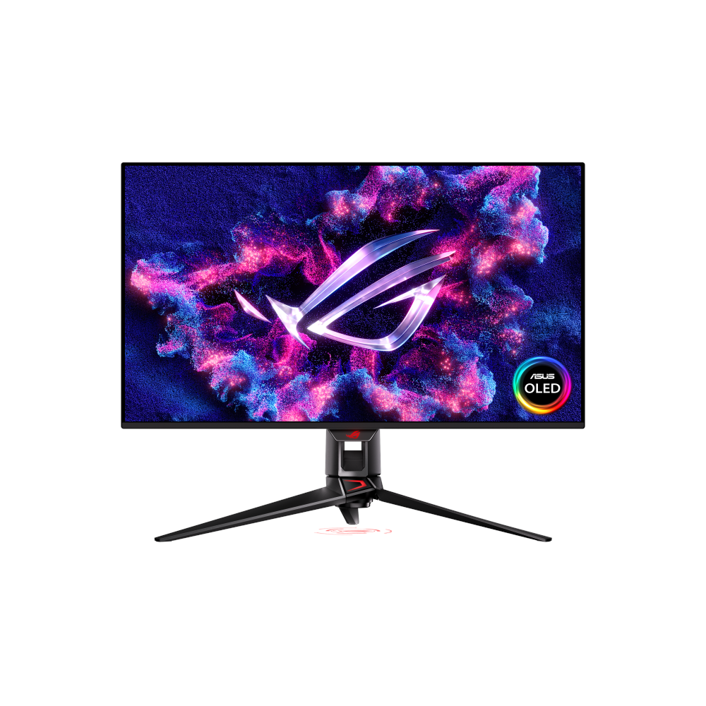A large main feature product image of ASUS ROG Swift PG32UCDM - 32" 4K 2160p 240Hz QD-OLED Gaming Monitor