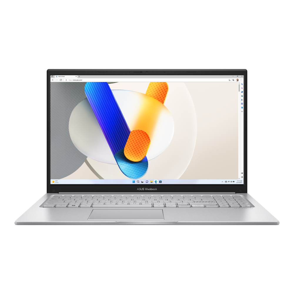 A large main feature product image of ASUS Vivobook 15 (X1504) - 15.6" Core 7, 16GB/1TB - Win 11 Notebook