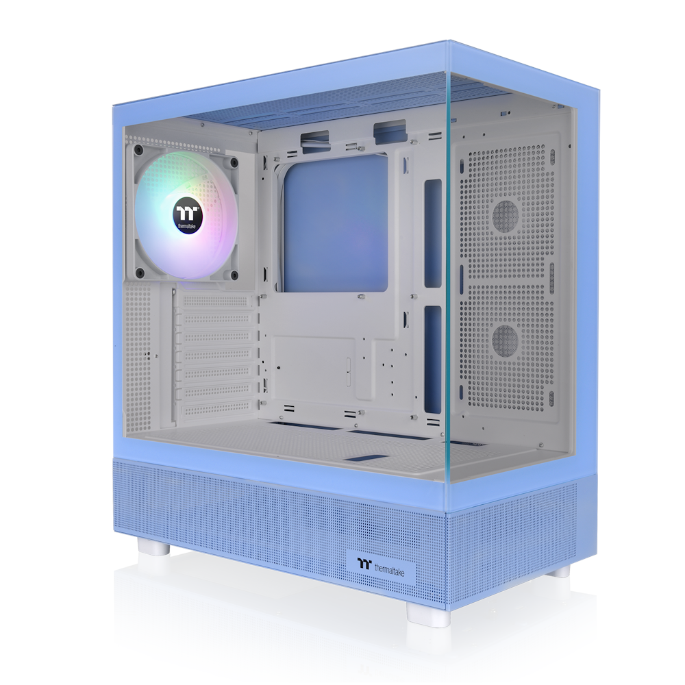 A large main feature product image of Thermaltake View 270 TG - ARGB Mid Tower Case (Hydrangea Blue)