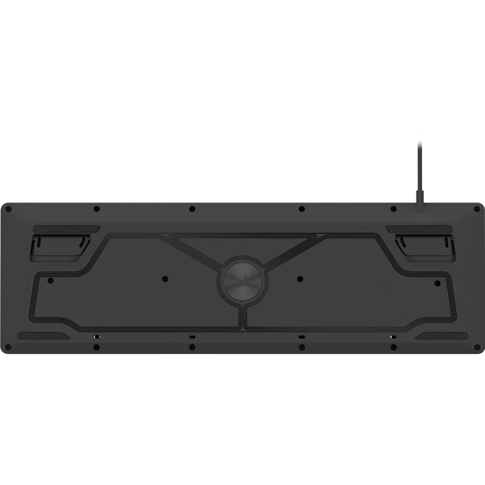 A large main feature product image of Corsair K55 CORE RGB Gaming Keyboard - Black