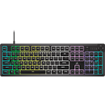 A small tile product image of Corsair K55 CORE RGB Gaming Keyboard - Black