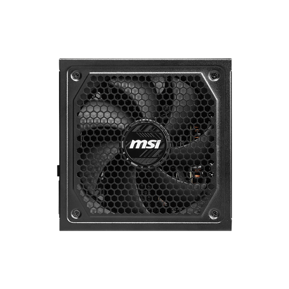 A large main feature product image of MSI MAG A1000GL 1000W Gold PCIe 5.0 ATX Modular PSU