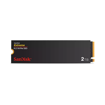 Product image of SanDisk Extreme PCIe Gen4 NVMe M.2 SSD - 2TB - Click for product page of SanDisk Extreme PCIe Gen4 NVMe M.2 SSD - 2TB